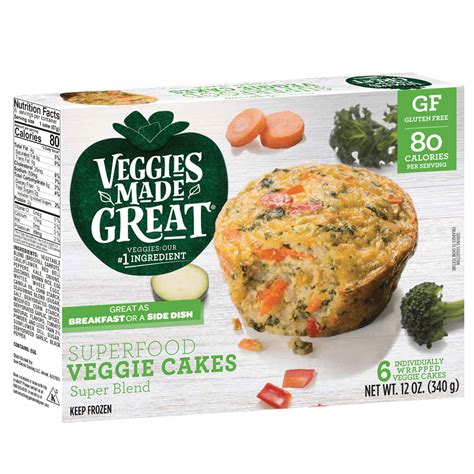 Veggies made great - One frittata contains 70 calories, four grams of fat, five grams of carbohydrates, 200 milligrams of sodium, one gram of fibre, five grams of protein and one gram of sugar. The calories and fat are decently low but the protein isn’t really that high. The sodium is around what I expected to see. Nutrition facts.